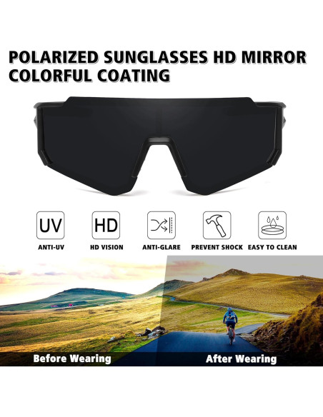 Gafas de sol polarizadas STORYCOAST UV400 para deportes Gafas de sol polarizadas STORYCOAST UV400 para deportes