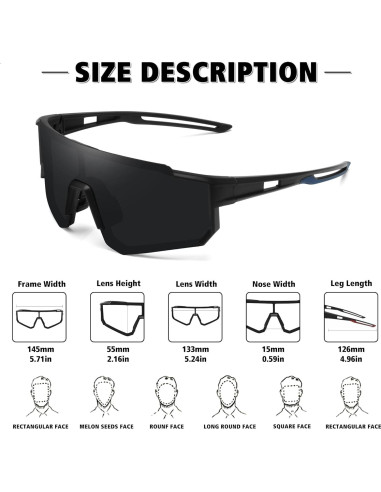 Gafas de sol polarizadas STORYCOAST UV400 para deportes