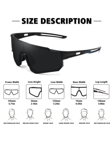 Gafas de sol polarizadas STORYCOAST UV400 para deportes Gafas de sol polarizadas STORYCOAST UV400 para deportes