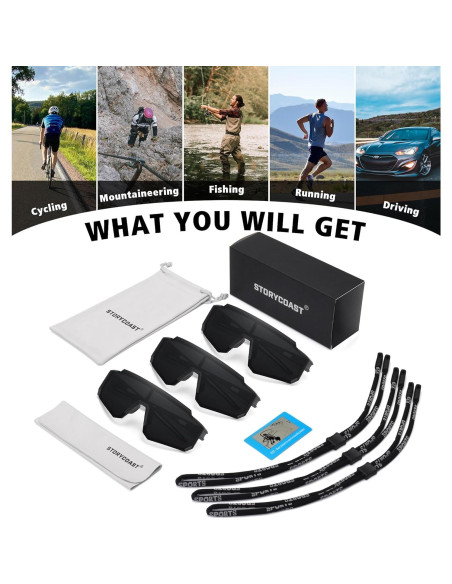 Gafas de sol polarizadas STORYCOAST UV400 para deportes Gafas de sol polarizadas STORYCOAST UV400 para deportes