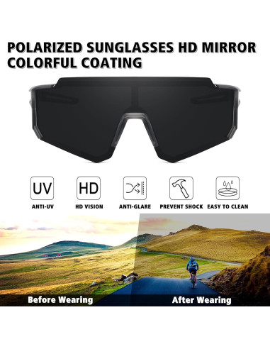 Gafas de sol polarizadas STORYCOAST UV400 para deportes