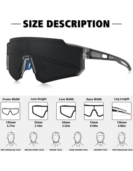 Gafas de sol polarizadas STORYCOAST UV400 para deportes Gafas de sol polarizadas STORYCOAST UV400 para deportes