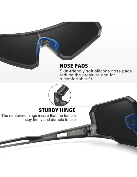Gafas de sol polarizadas STORYCOAST UV400 para deportes Gafas de sol polarizadas STORYCOAST UV400 para deportes