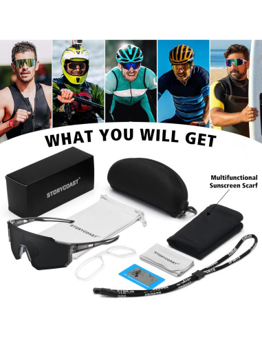 Gafas de sol polarizadas STORYCOAST UV400 para deportes