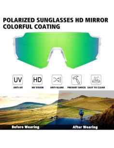 Gafas de sol polarizadas STORYCOAST UV400 para deportes 2