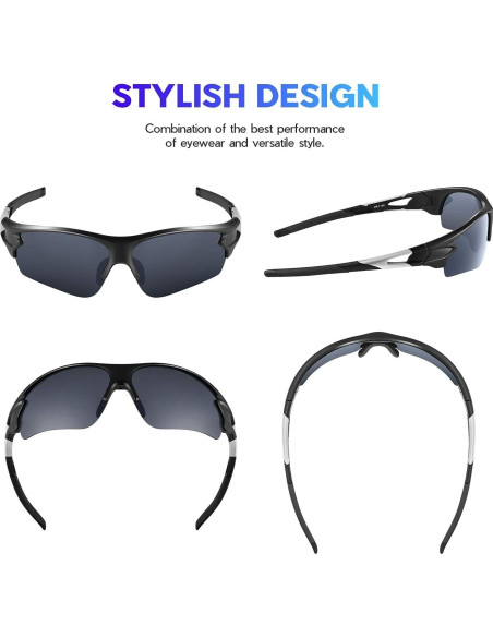 Gafas de Sol BEACOOL Deportivas Polarizadas UV400 Gafas de Sol BEACOOL Deportivas Polarizadas UV400