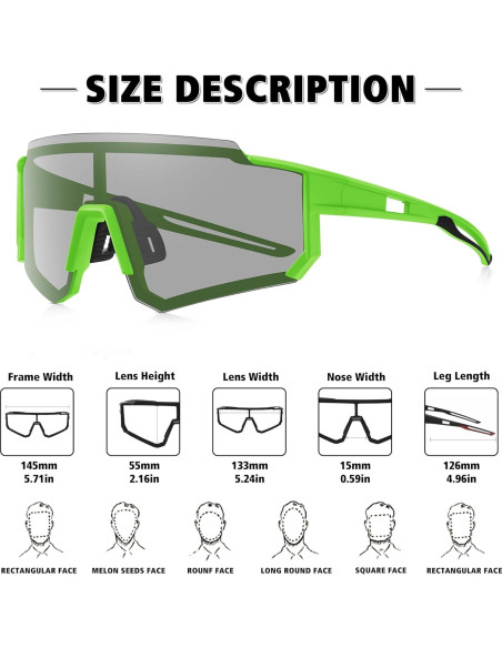 Gafas de sol polarizadas STORYCOAST UV400 para deportes Gafas de sol polarizadas STORYCOAST UV400 para deportes