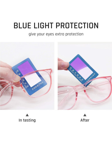 Gafas de Seguridad MORK&SUKY Antivaho Rosa para Laboratorio