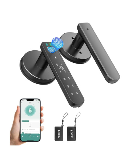 Cerradura Biométrica BAFUWEIY CA02 con Huella Dactilar y APP