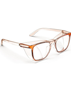 Gafas de Seguridad MORK&SUKY Antivaho Naranjas para Laboratorio 2