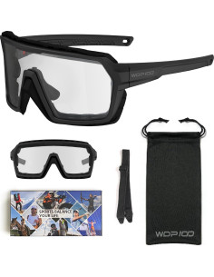 Gafas de sol WDP100 antiempañantes para motociclismo 2