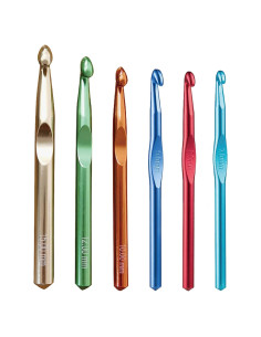 Juego de Ganchillos de Aluminio Yarniss 7-15mm con Estuche