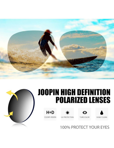 Gafas de sol polarizadas Joopin UV400 para hombres y mujeres