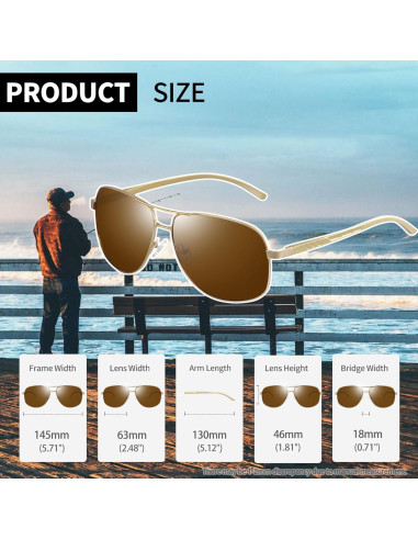 Gafas de Sol Joopin Polarizadas UV400 para Hombres