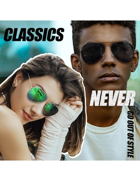 Gafas de Sol Joopin Aviador Polarizadas UV400 para Hombres Gafas de Sol Joopin Aviador Polarizadas UV400 para Hombres