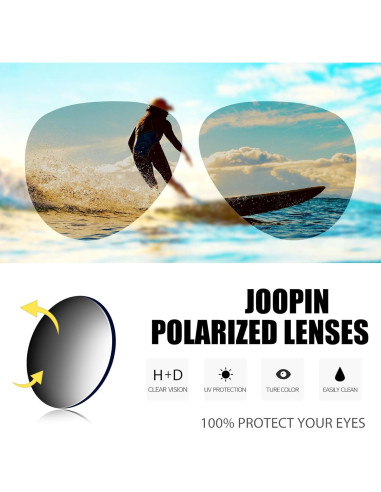 Gafas de Sol Joopin Aviador Polarizadas UV400 para Hombres