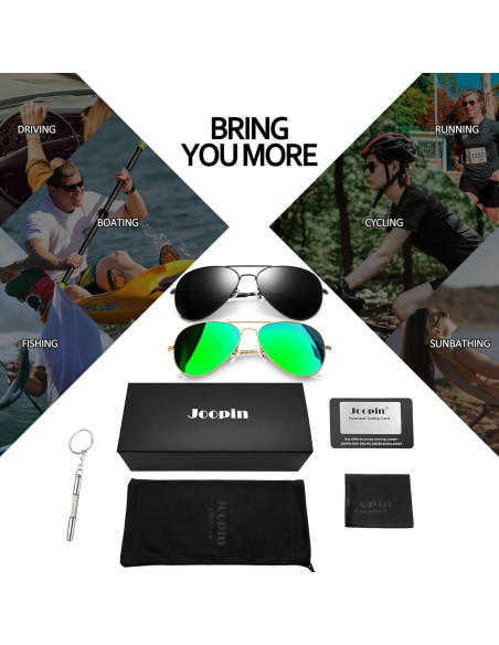 Gafas de Sol Joopin Aviador Polarizadas UV400 para Hombres Gafas de Sol Joopin Aviador Polarizadas UV400 para Hombres