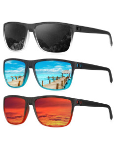 Gafas de Sol KALIYADI Polarizadas UV400 3 Paquete Clásicas