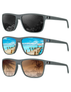 Gafas de sol KALIYADI polarizadas UV400 para hombres - 3 colores