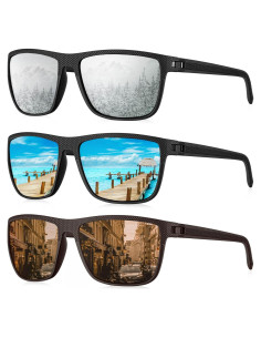 Gafas de sol KALIYADI polarizadas UV400 3 Pack clásico