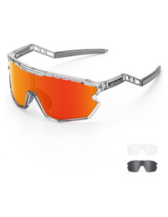 Gafas de sol deportivas GIEADUN con 3 lentes intercambiables