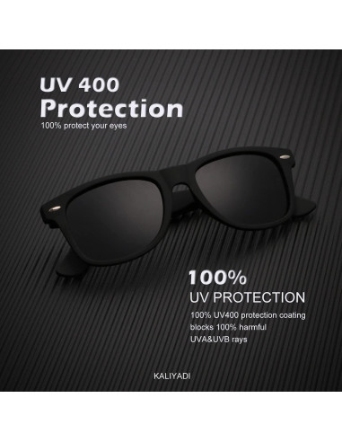 Gafas de sol KALIYADI polarizadas unisex con protección UV