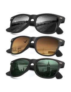 Gafas de sol KALIYADI unisex polarizadas 100% UV 3 colores