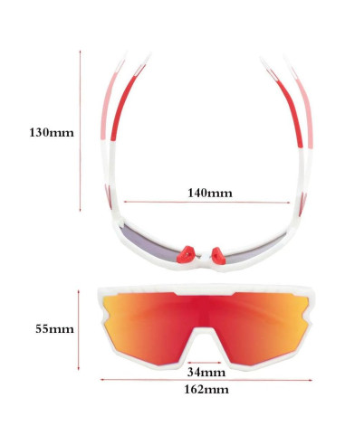 Gafas de sol deportivas GIEADUN con 3 lentes intercambiables