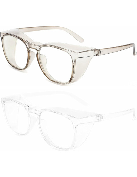 Gafas de seguridad Alsenor Anti luz azul UV 2 paquetes