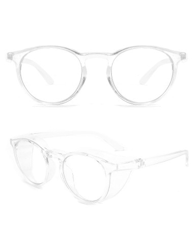 Gafas de seguridad Alsenor redondas transparentes UV y luz azul