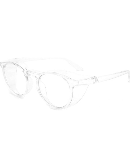 Gafas de seguridad Alsenor redondas transparentes UV y luz azul