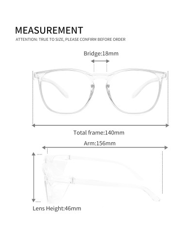 Gafas de seguridad Alsenor antiempañante UV y luz azul