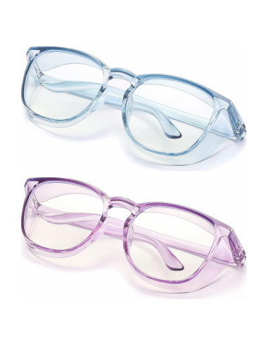 Gafas de seguridad Alsenor UV y luz azul 2 paquetes