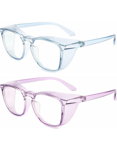 Gafas de seguridad Alsenor UV y luz azul 2 paquetes