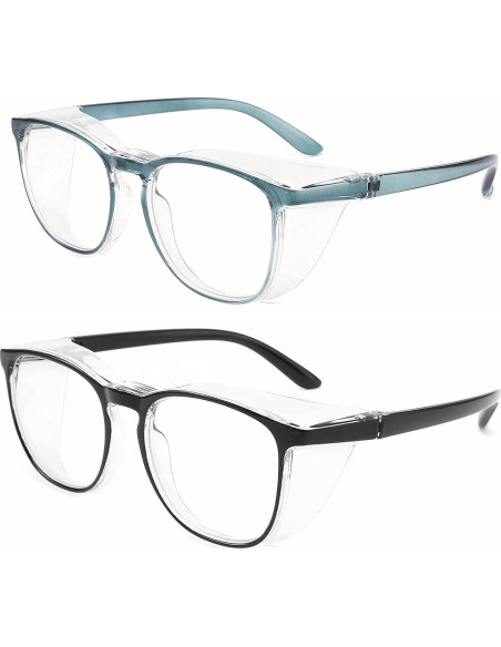 Gafas de seguridad Alsenor UV y luz azul - 2 paquetes