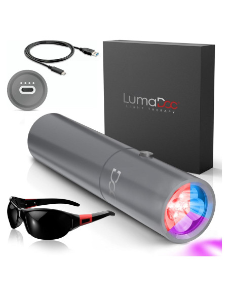 Antorcha de Terapia de Luz Roja y Azul LumaDoc 460-940nm