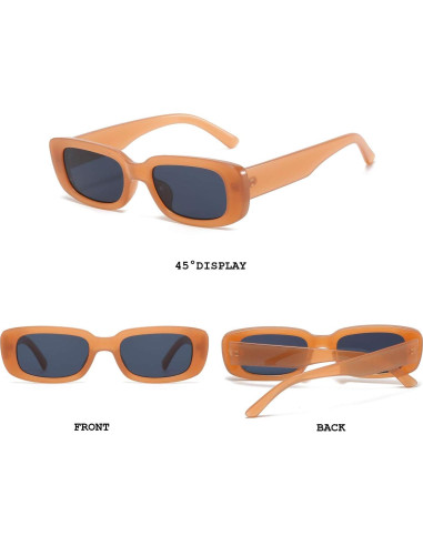 Gafas de sol BUTABY para mujeres, retro UV400, marco elegante