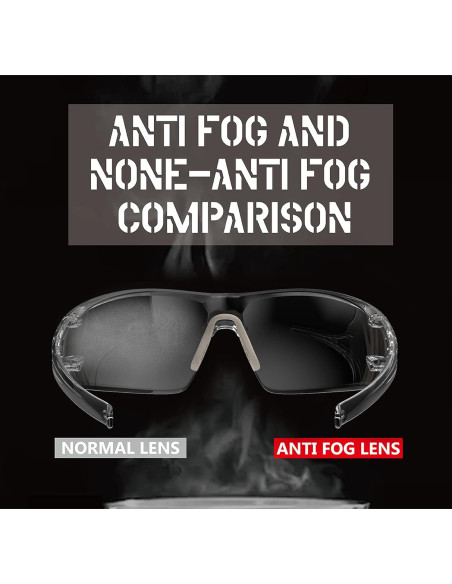 Gafas de Seguridad HunterSky HTS Transparentes Anti-vaho