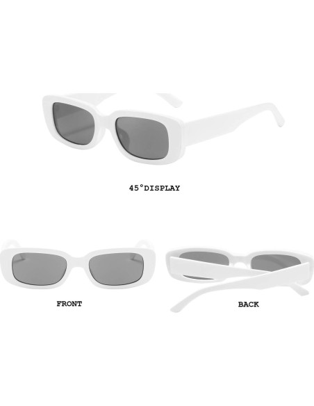 Gafas de Sol BUTABY Retro UV400 para Mujeres Marco Negro