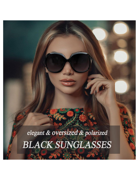 Gafas de sol grandes Joopin para mujeres, polarizadas UV400