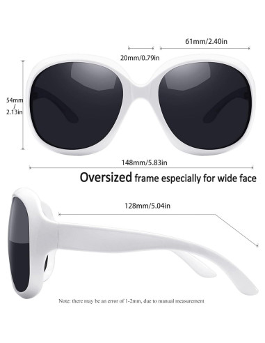 Gafas de sol grandes Joopin polarizadas UV400 para mujeres
