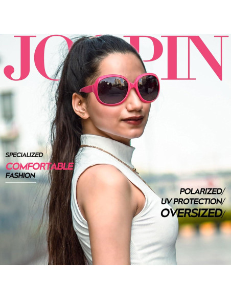 Gafas de sol grandes Joopin polarizadas UV400 para mujeres Gafas de sol grandes Joopin polarizadas UV400 para mujeres