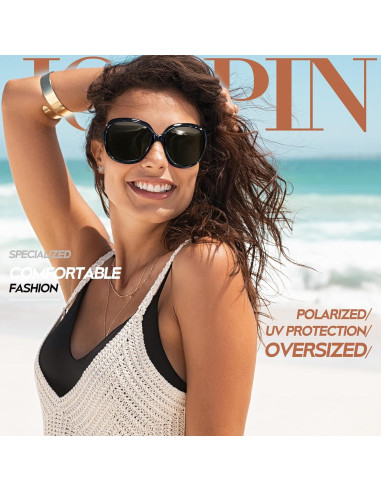 Gafas de sol grandes Joopin polarizadas UV400 para mujeres