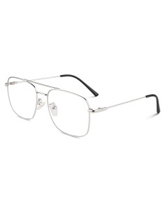 Gafas GQUEEN de Estilo Piloto con Lentes Claras UV400