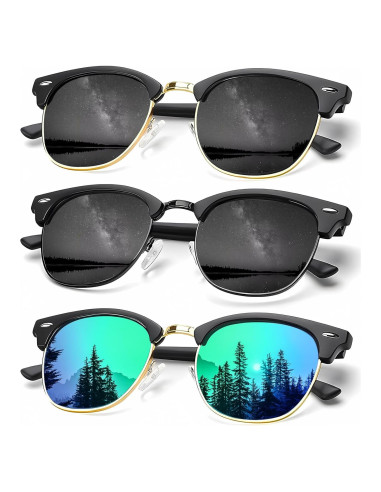 Gafas de sol KALIYADI polarizadas unisex UV400 3 pack