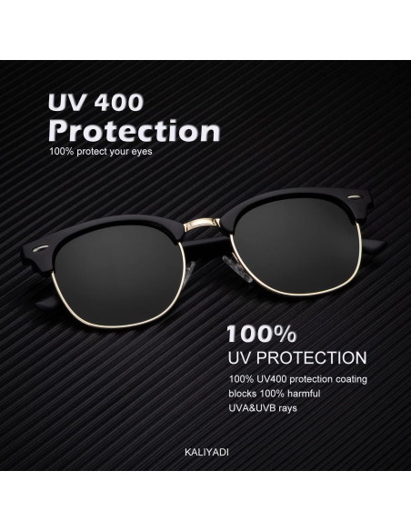 Gafas de sol KALIYADI polarizadas unisex UV400 3 pack