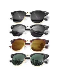 Gafas de sol KALIYADI polarizadas unisex marco retro