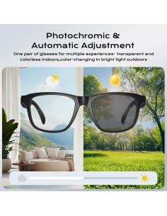 Gafas Inteligentes Sanqi Youpin GS01 Bluetooth Fotocromáticas 2