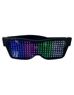 Gafas LED Inteligentes Bluetooth Multicolor para Fiesta