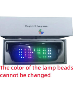 Gafas LED Inteligentes Bluetooth Multicolor para Fiesta 2